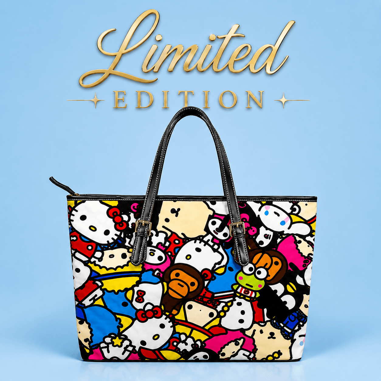 Cartoon Pop tote bag